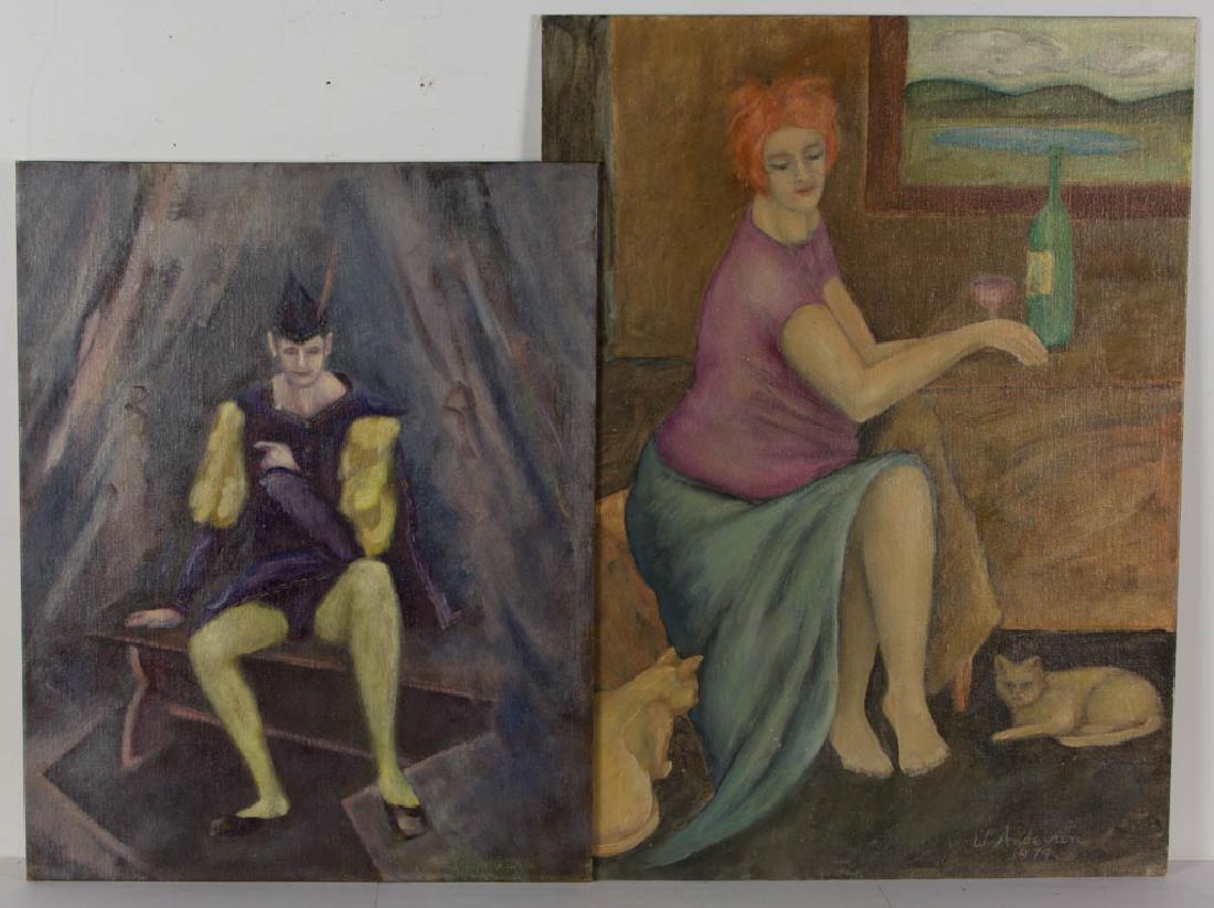 WINSLOW ANDERSON (AMERICAN, 1917-2007) PORTRAITS, LOT (1 of 5)