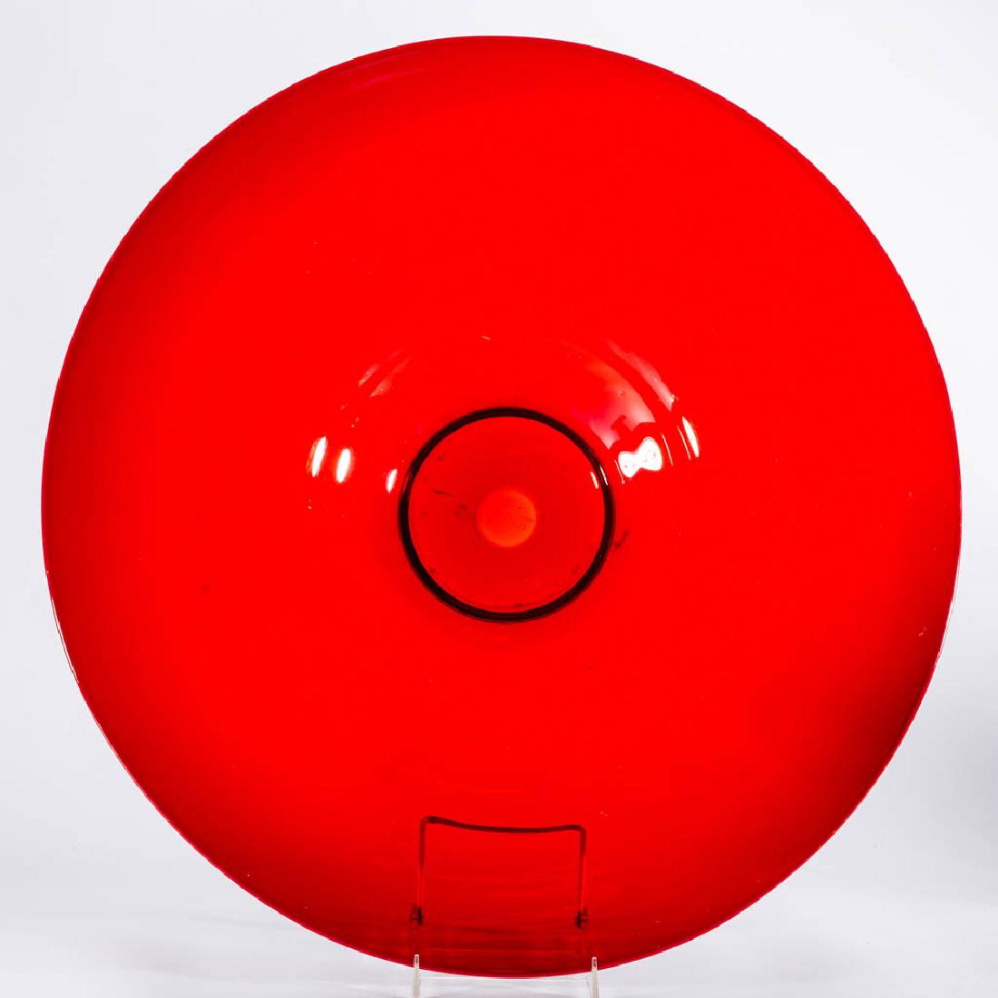 BLENKO GLASS - WINSLOW ANDERSON LARGE CENTERPIECE BOWL (1 of 1)