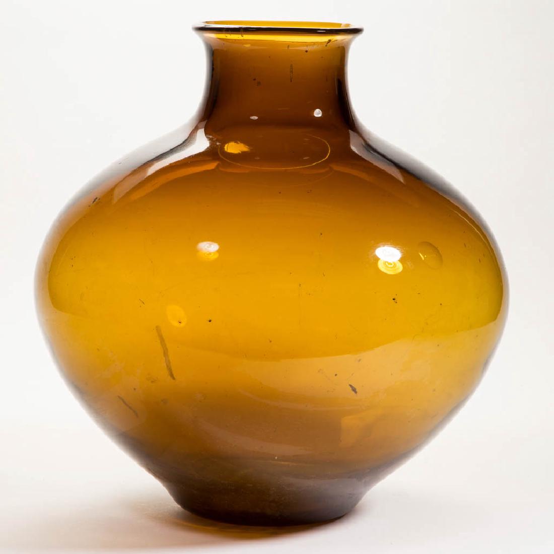 BLENKO GLASS - WINSLOW ANDERSON LARGE BULBOUS VASE (1 of 1)