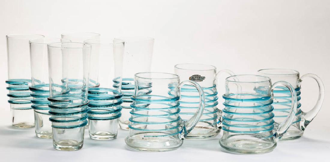 BLENKO GLASS - WINSLOW ANDERSON DRINKING ARTICLES, LOT (1 of 1)