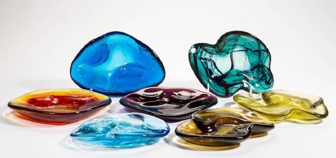 BLENKO NO. 966 GLASS - WINSLOW ANDERSON FREEFORM (1 of 1)