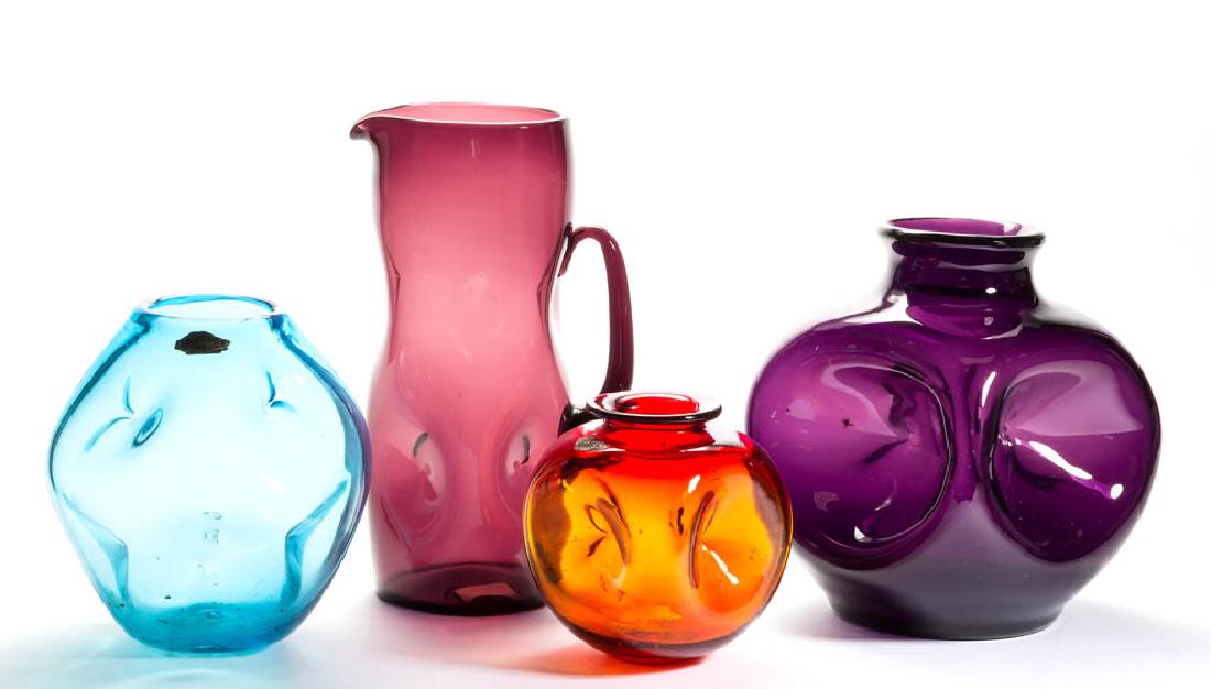 BLENKO INDENTED GLASS - WINSLOW ANDERSON ARTICLES, LOT (1 of 1)