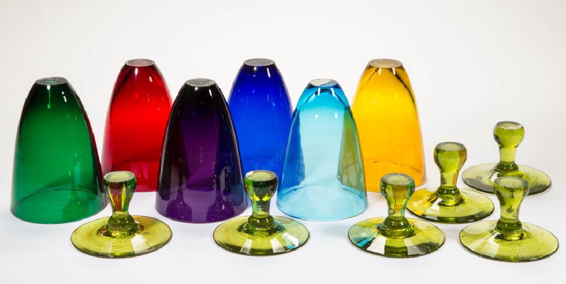 BLENKO GLASS - WINSLOW ANDERSON GOBLET ARTICLES, LOT OF (1 of 1)