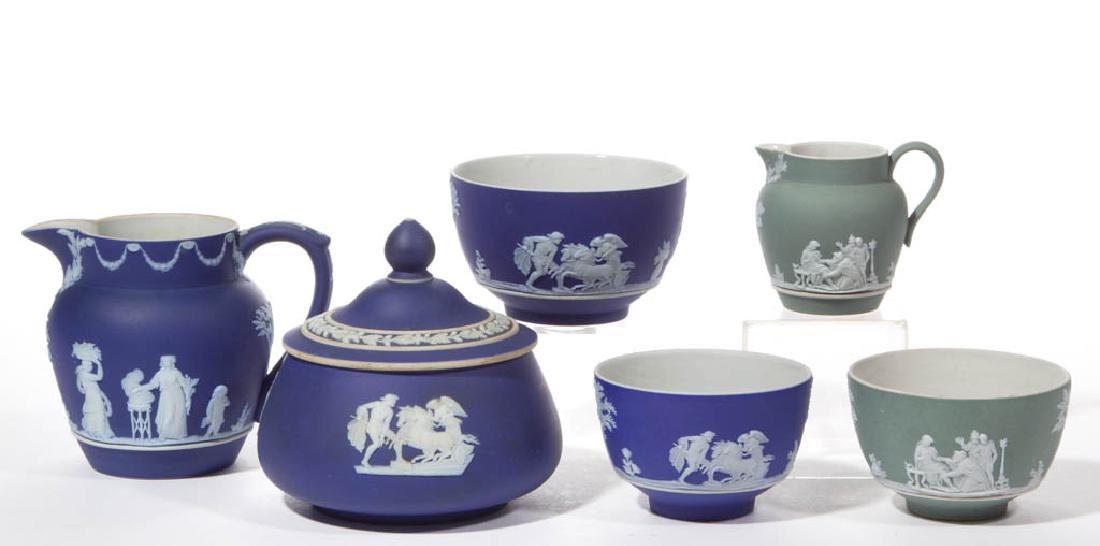 WEDGWOOD JASPERWARE CERAMIC ARTICLES, LOT OF SIX (1 of 1)
