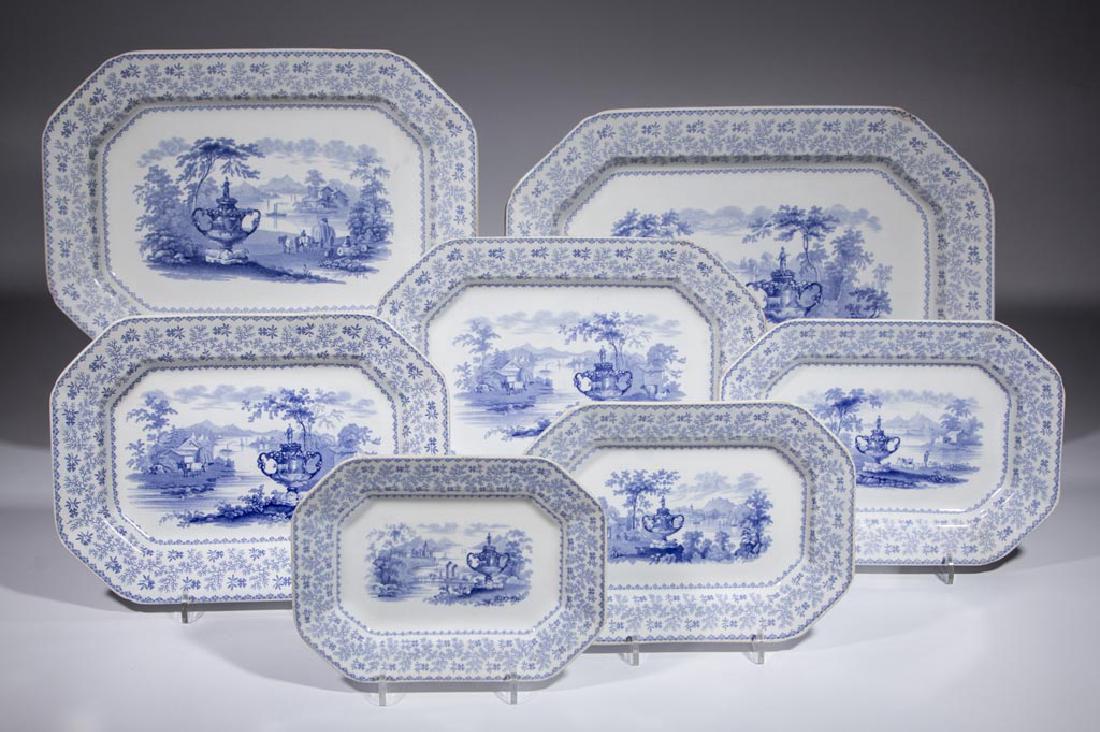 ENGLISH TRANSFER-PRINTED AGRICULTURAL VASE CERAMIC (1 of 2)