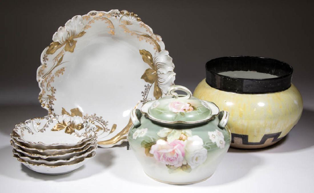 GERMAN PORCELAIN ARTICLES, LOT OF EIGHT (1 of 4)