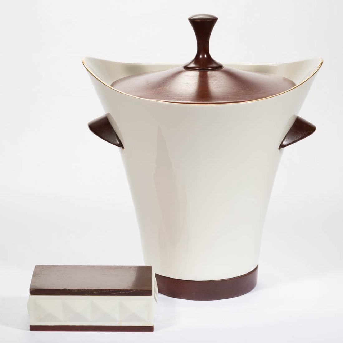 LENOX CHINA MID-CENTURY MODERN ARTICLES, LOT OF TWO (1 of 1)