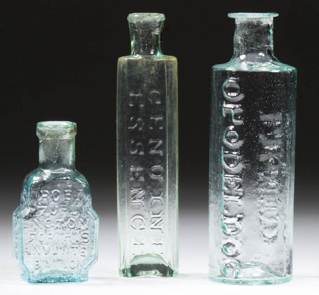BLOWN-MOLDED COMMERCIAL BOTTLES, LOT OF THREE (1 of 1)