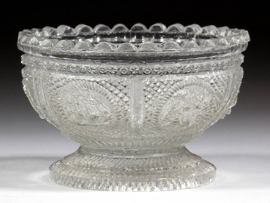 EE-8A EAGLE AND SHIP PRESSED OPEN SALT (1 of 1)