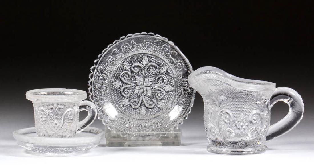 ASSORTED PRESSED LACY TOY ARTICLES, LOT OF FOUR (1 of 1)