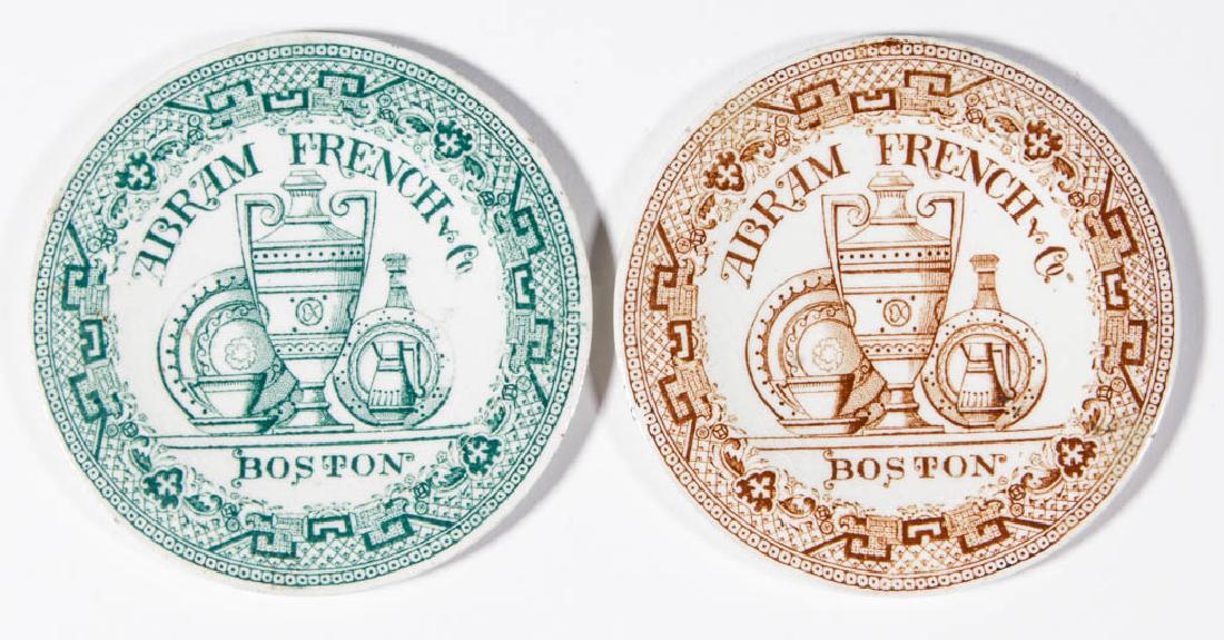 BOSTON ADVERTISING GIVEAWAY DIMINUTIVE CERAMIC PLAQUES, (1 of 1)