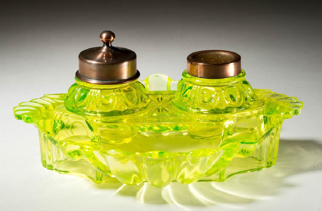 PRESSED "FRENCH INK" INKSTAND (1 of 1)