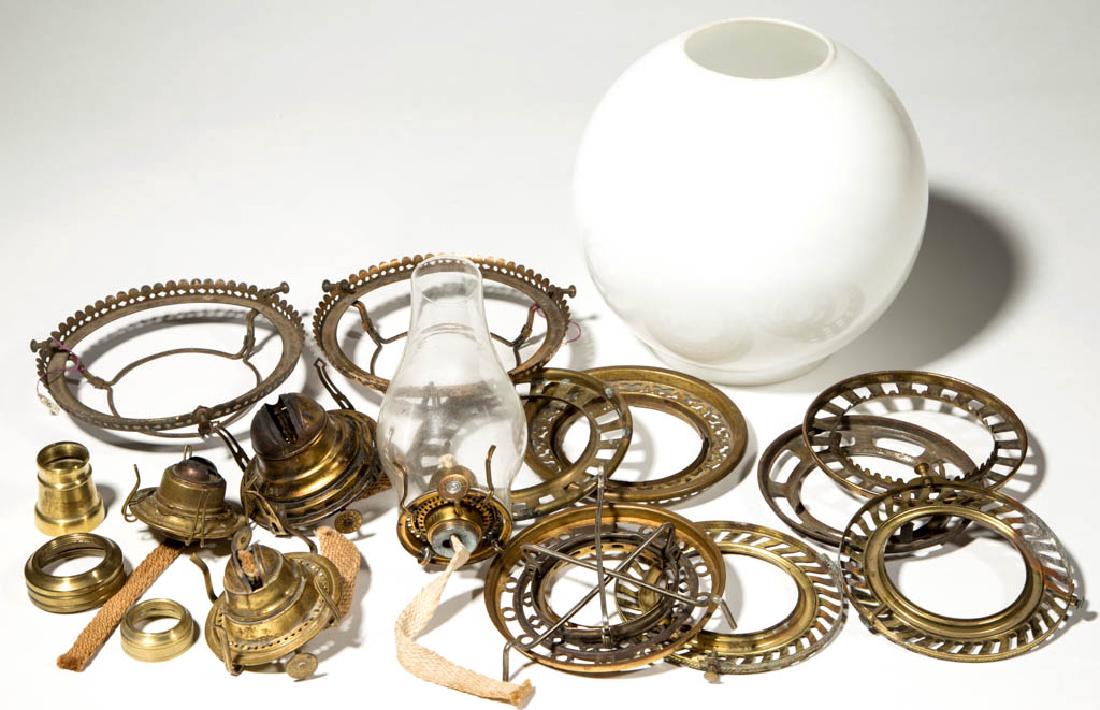 ASSORTED KEROSENE LAMP PARTS (1 of 1)