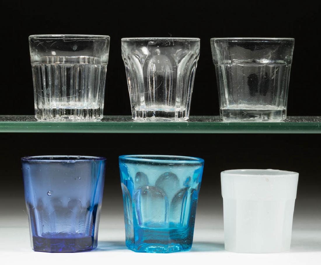 ASSORTED PRESSED TOY TUMBLERS, LOT OF SIX (1 of 1)