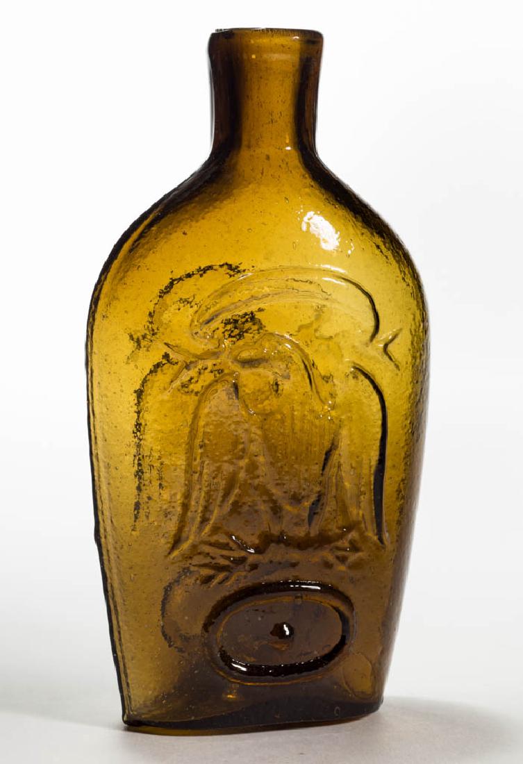 GII-88 EAGLE - EAGLE PICTORIAL / HISTORICAL FLASK (1 of 1)