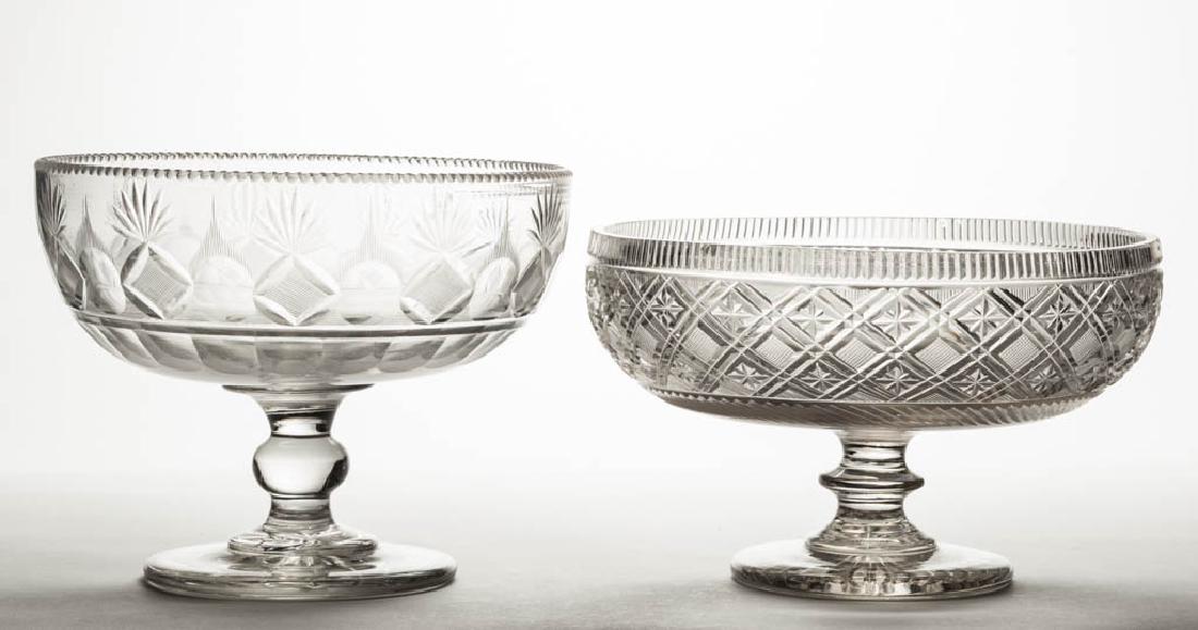 ASSORTED EARLY CUT OPEN COMPOTES, LOT OF TWO (1 of 1)