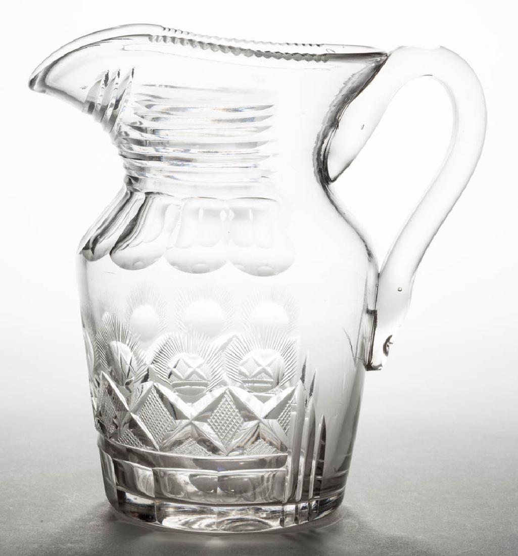 CUT STRAWBERRY DIAMOND AND FLASHED ROUNDELS PINT+ JUG / (1 of 1)