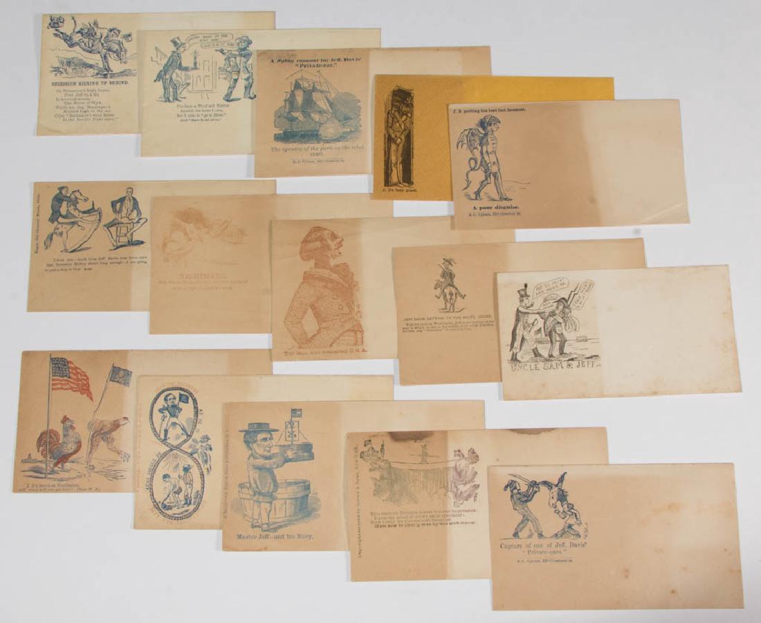 CIVIL WAR PATRIOTIC / POLITICAL POSTAL ENVELOPES / (1 of 1)