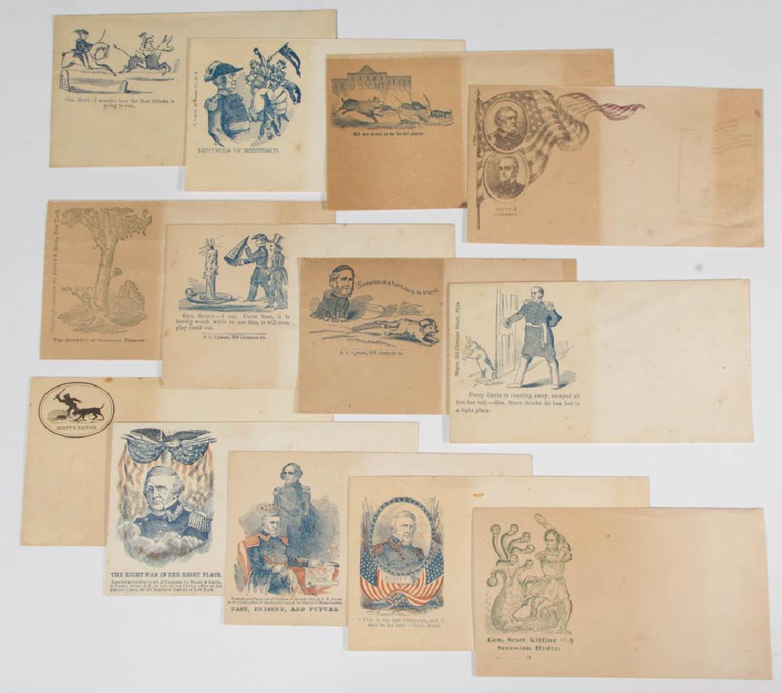 CIVIL WAR PATRIOTIC / POLITICAL POSTAL ENVELOPES / (1 of 1)