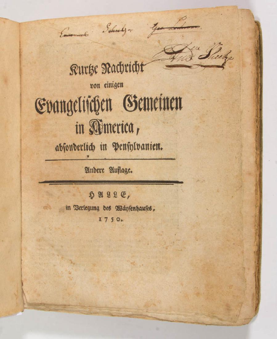 COLONIAL PENNSYLVANIA GERMAN RELIGIOUS VOLUME (1 of 2)