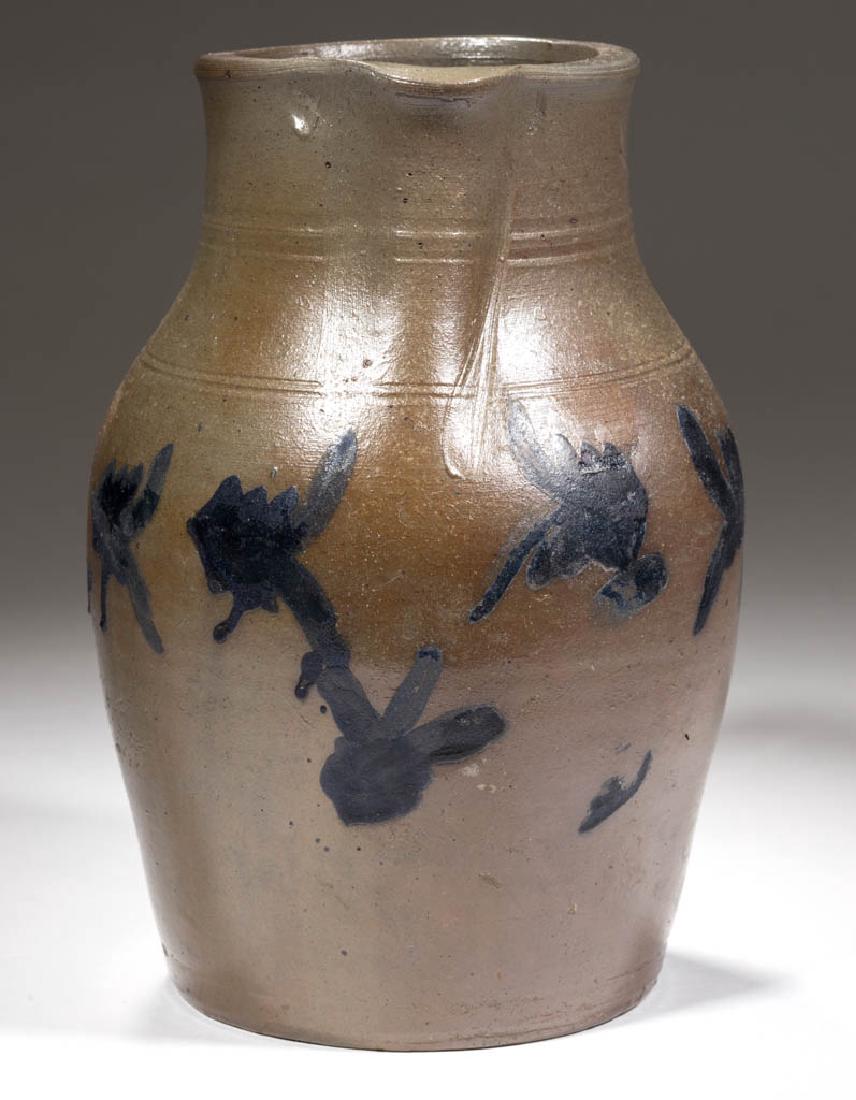 VIRGINIA DECORATED STONEWARE PITCHER (1 of 4)