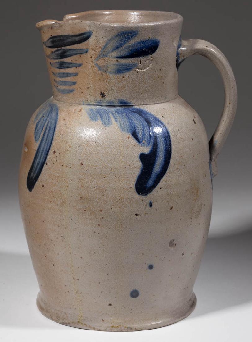 BALTIMORE, MARYLAND DECORATED STONEWARE PITCHER (1 of 5)