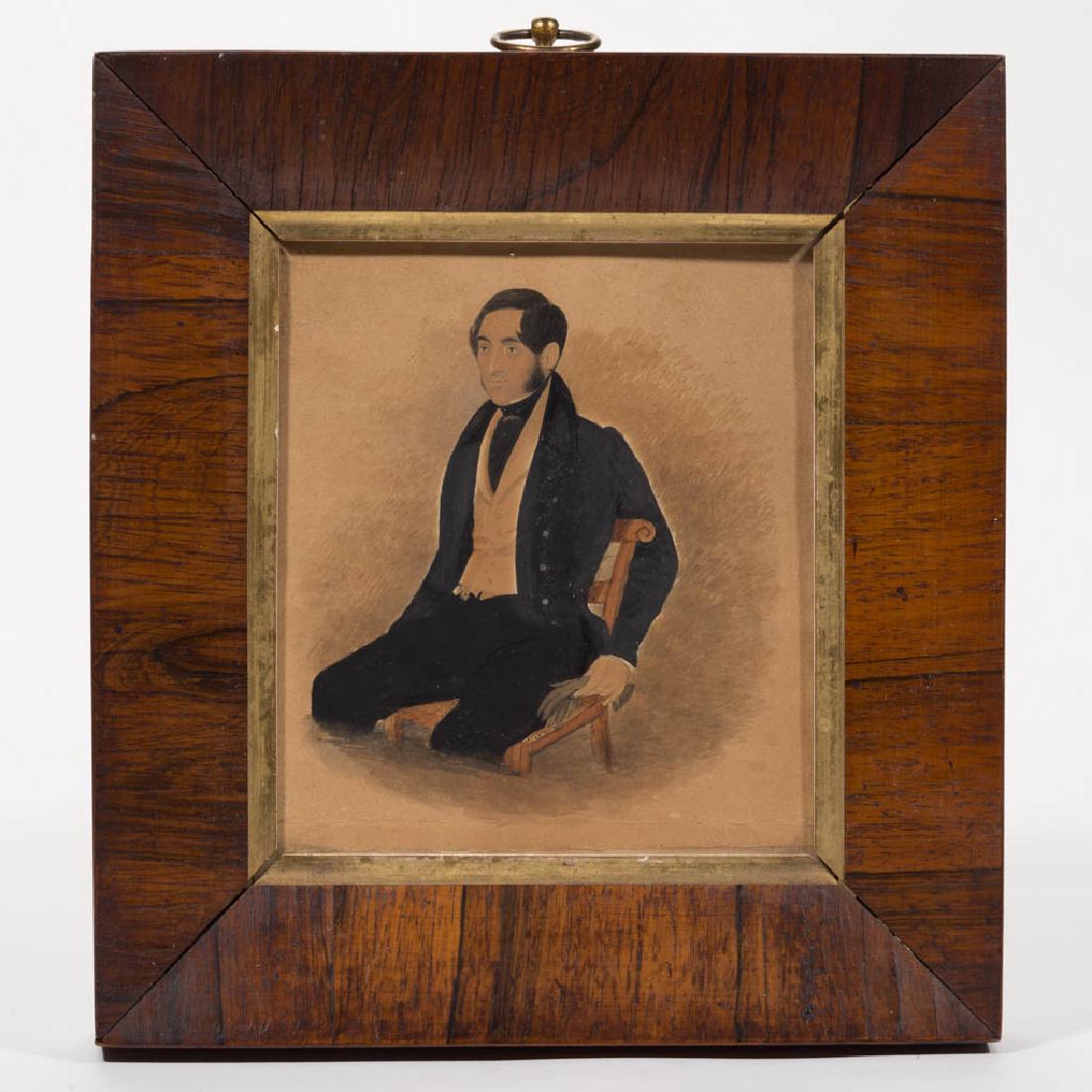 AMERICAN OR BRITISH SCHOOL (19TH CENTURY) FOLK ART (1 of 2)