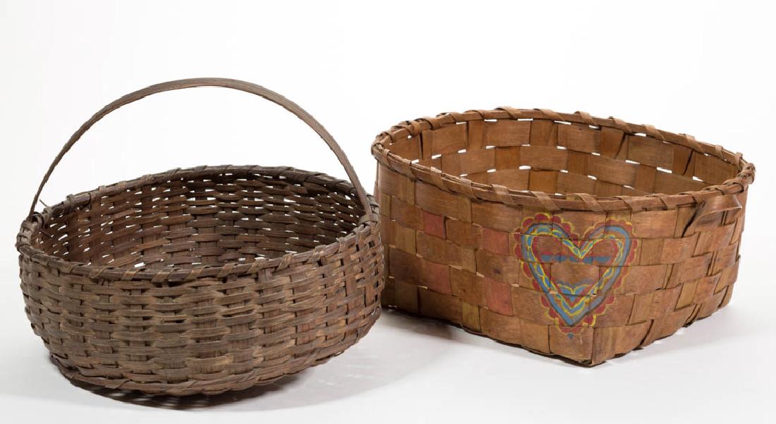 VIRGINIA OR WEST VIRGINIA STAVE-TYPE WOVEN-SPLINT (1 of 3)