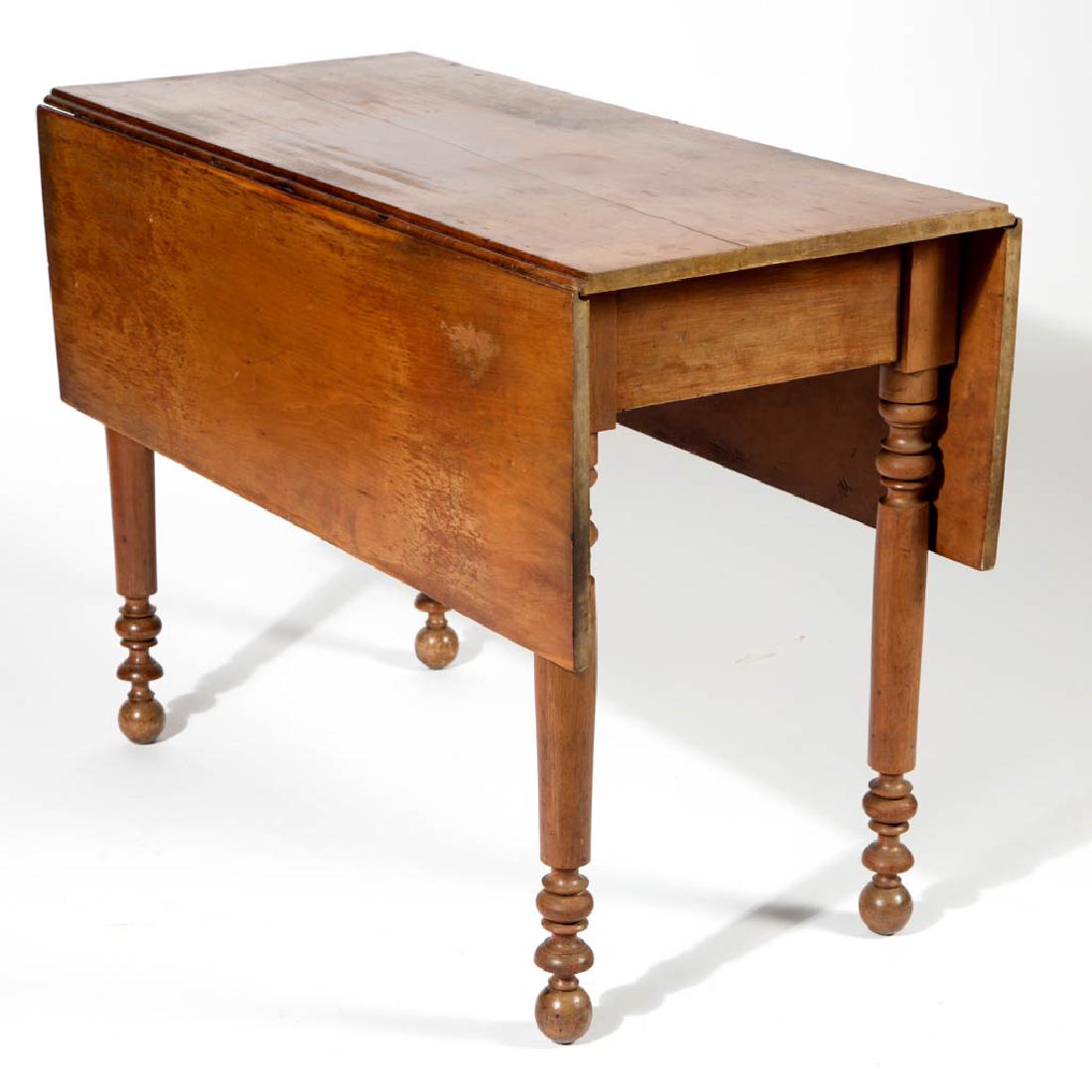 KENTUCKY LATE FEDERAL CHERRY FALL-LEAF BREAKFAST TABLE (1 of 4)