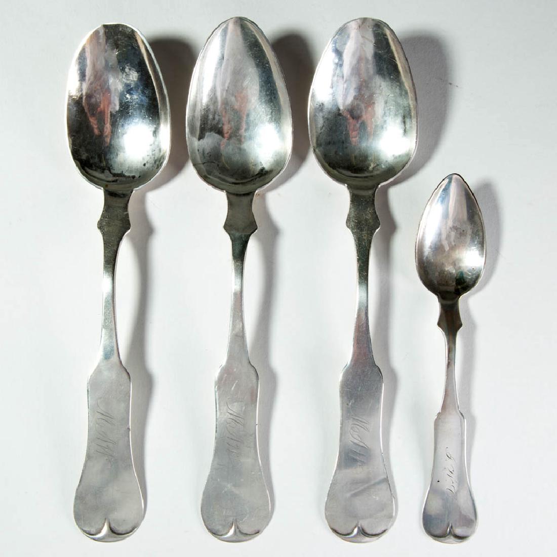 KENTUCKY COIN SILVER SPOONS, LOT OF FOUR (1 of 3)