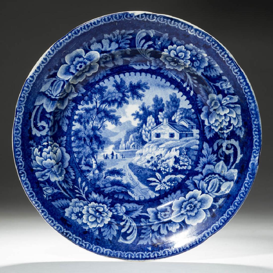 STAFFORDSHIRE TRANSFER-PRINTED AMERICAN VIEW CERAMIC (1 of 1)