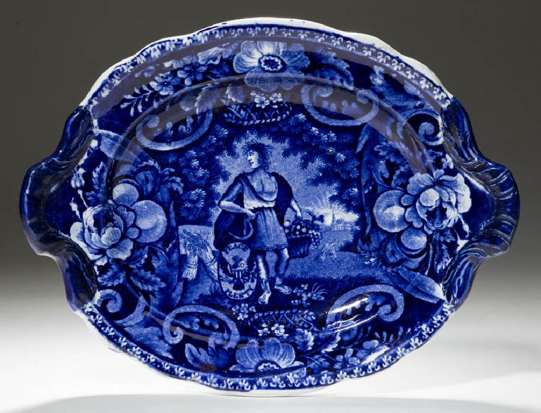 STAFFORDSHIRE TRANSFER-PRINTED AMERICAN HISTORICAL (1 of 1)