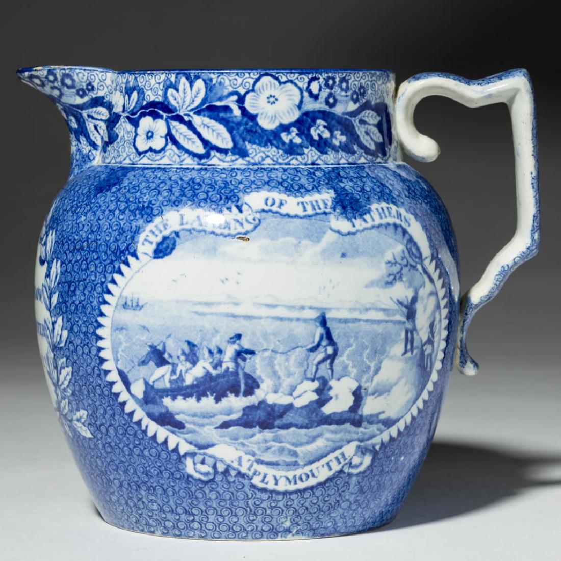 STAFFORDSHIRE TRANSFER-PRINTED AMERICAN HISTORICAL (1 of 1)