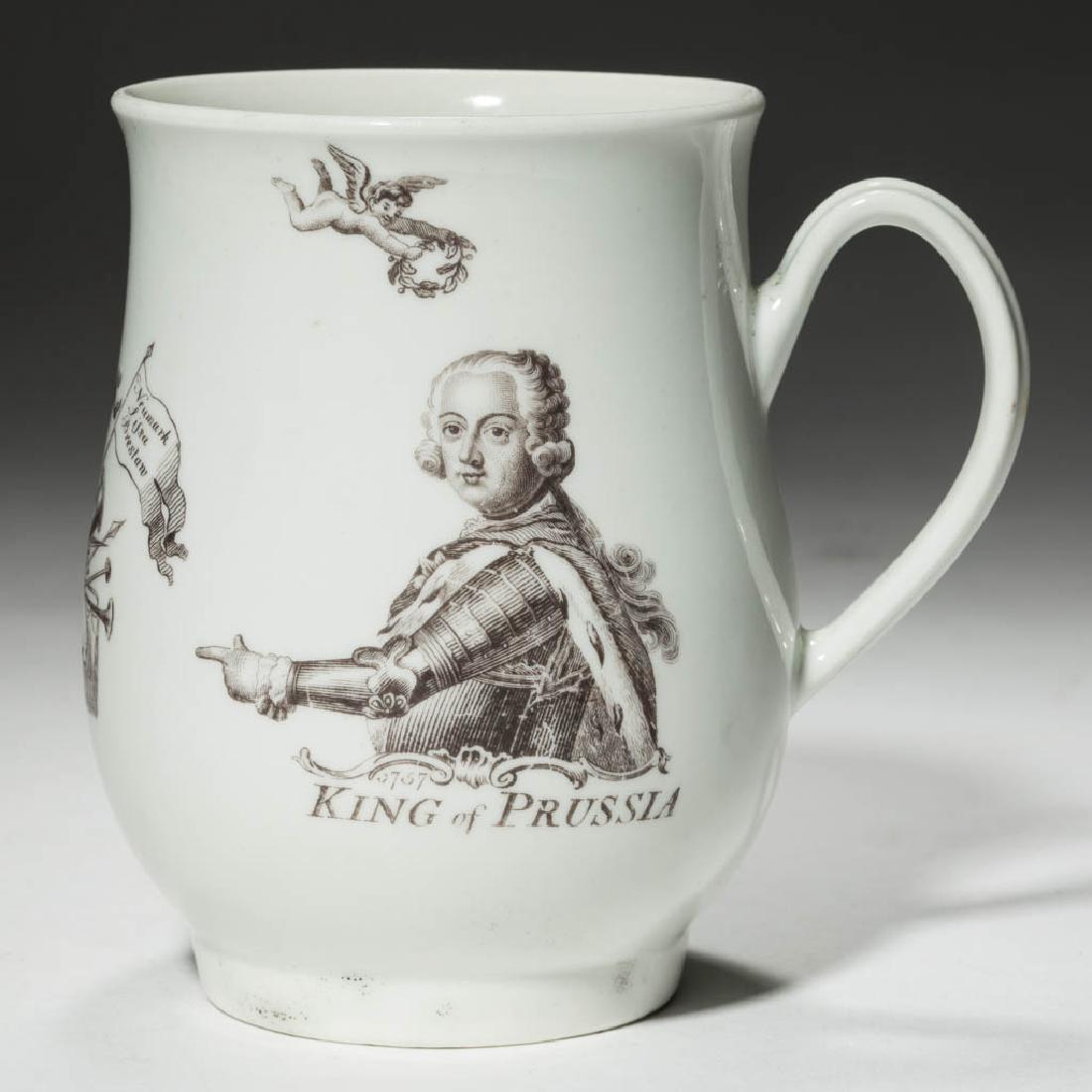 STAFFORDSHIRE TRANSFER-PRINTED WORCESTER KING OF (1 of 3)