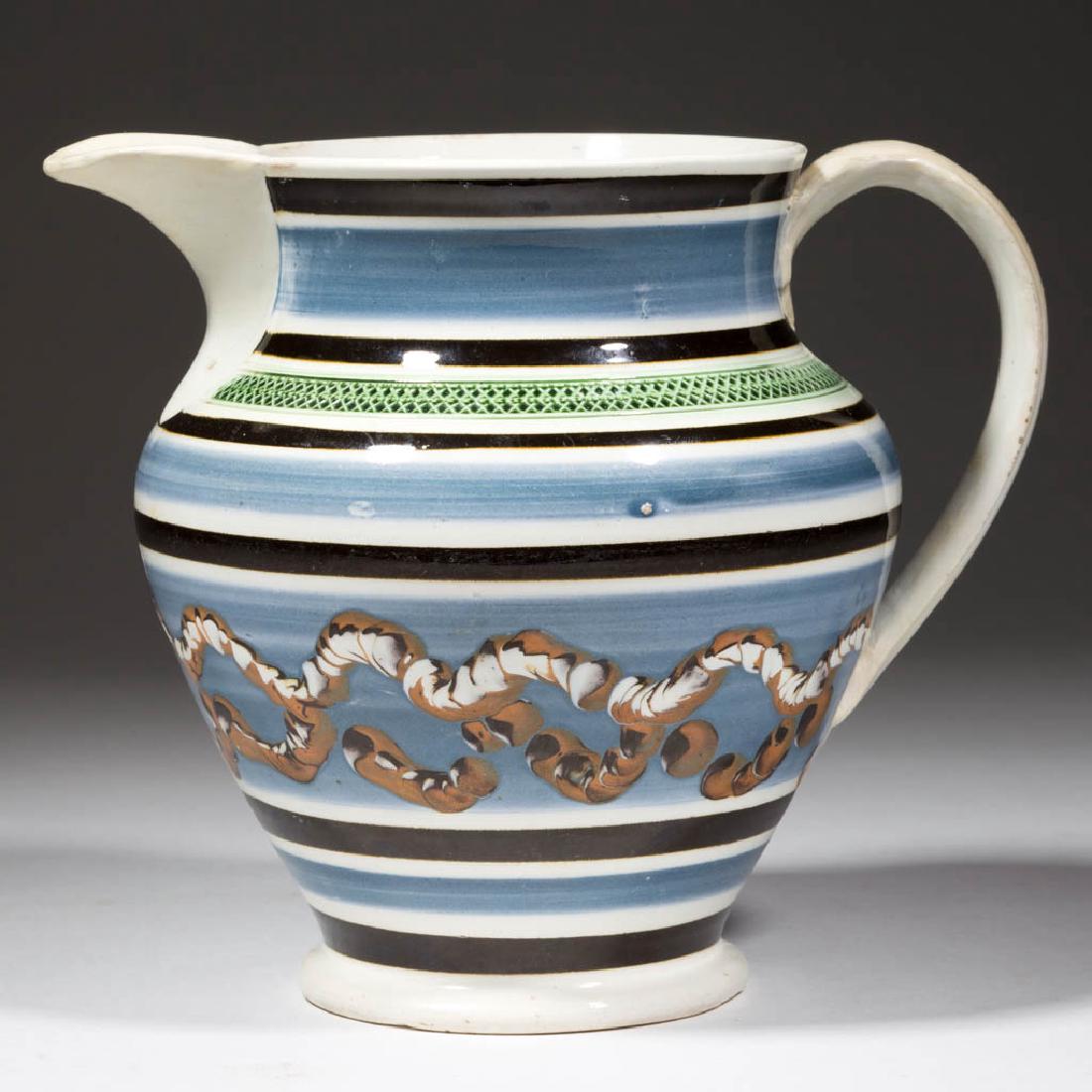 ENGLISH MOCHA CERAMIC PITCHER / JUG (1 of 4)