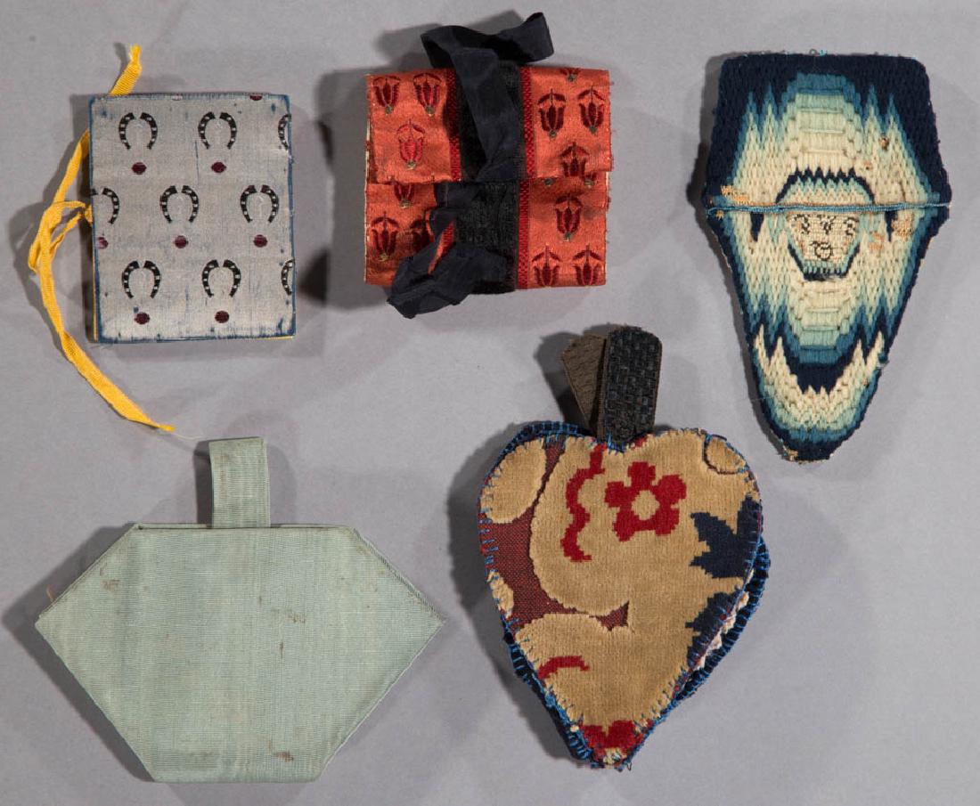 ASSORTED FABRIC SEWING ACCOUTREMENTS, LOT OF FIVE (1 of 2)