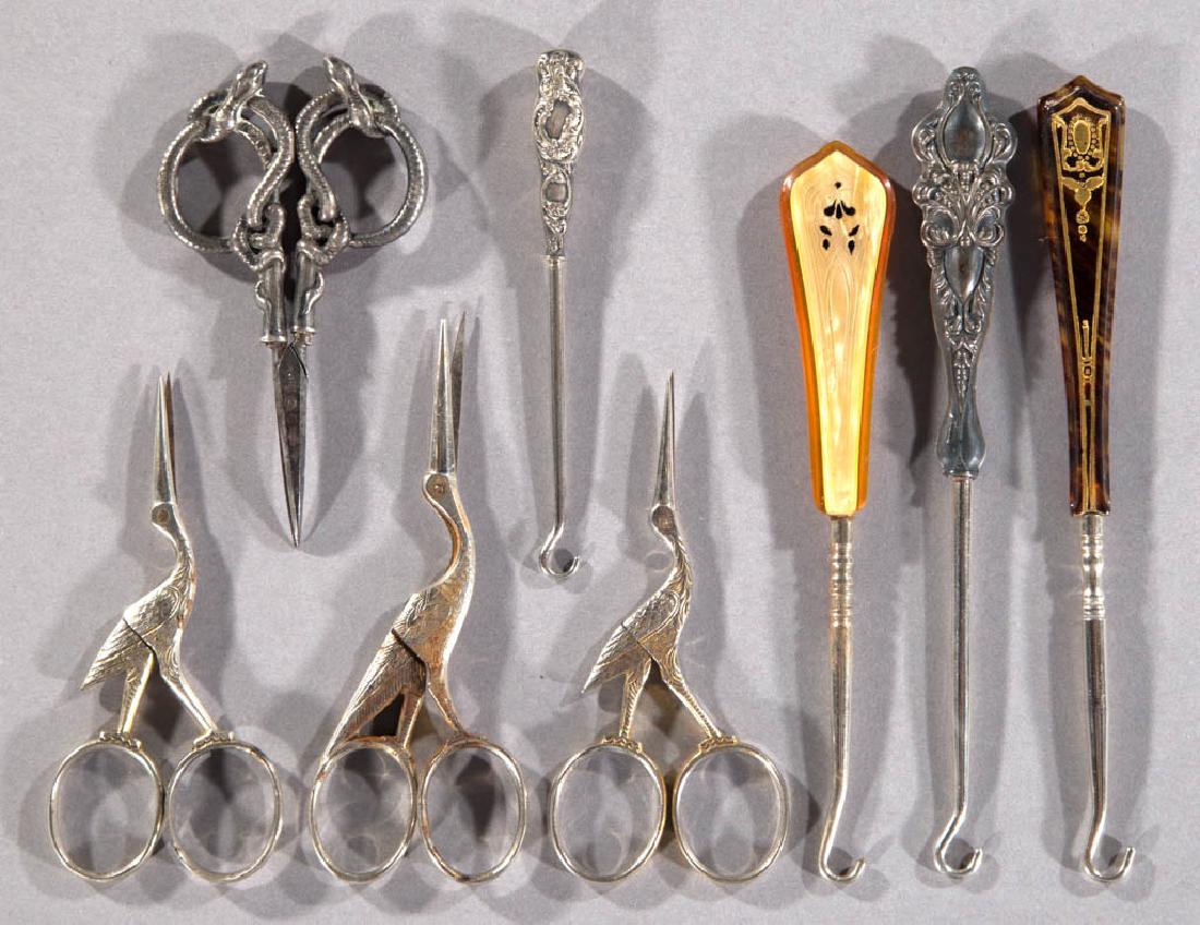 ASSORTED SEWING AND RELATED TOOLS, LOT OF EIGHT (1 of 1)