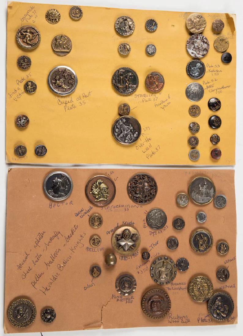 ASSORTED ANTIQUE FIGURAL BUTTONS (1 of 6)