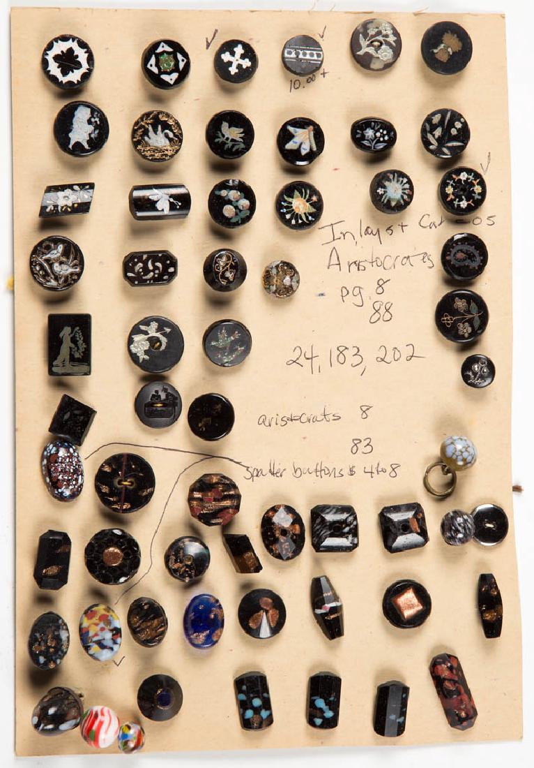 ASSORTED ANTIQUE INLAY AND OTHER BUTTONS (1 of 3)