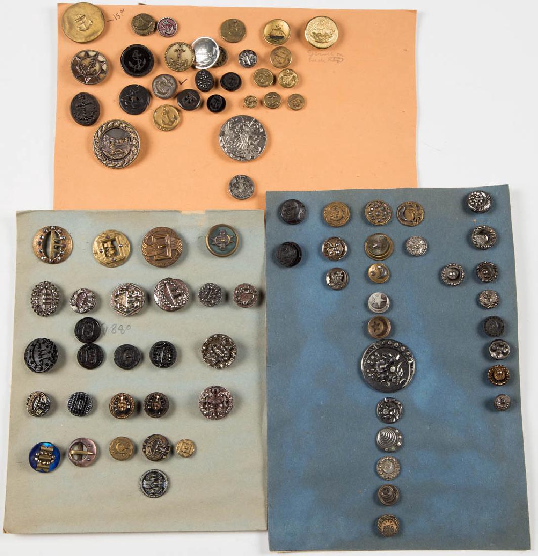 ASSORTED ANTIQUE THEMATIC BUTTONS (1 of 4)