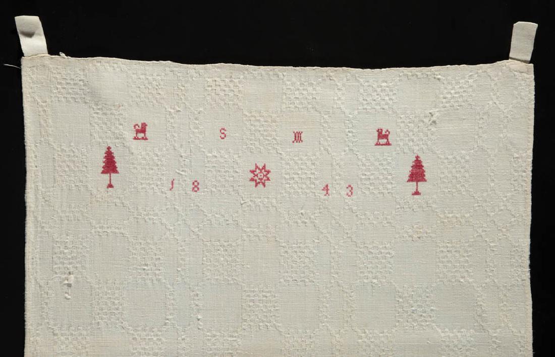 AMERICAN DATED COTTON AND LINEN PLAIN-WEAVE HAND TOWEL (1 of 3)