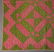 AMERICAN PINK AND POISON GREEN PIECED QUILT - 2