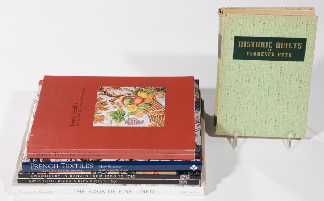 ANTIQUE TEXTILES REFERENCE VOLUMES, LOT OF SIX (1 of 1)