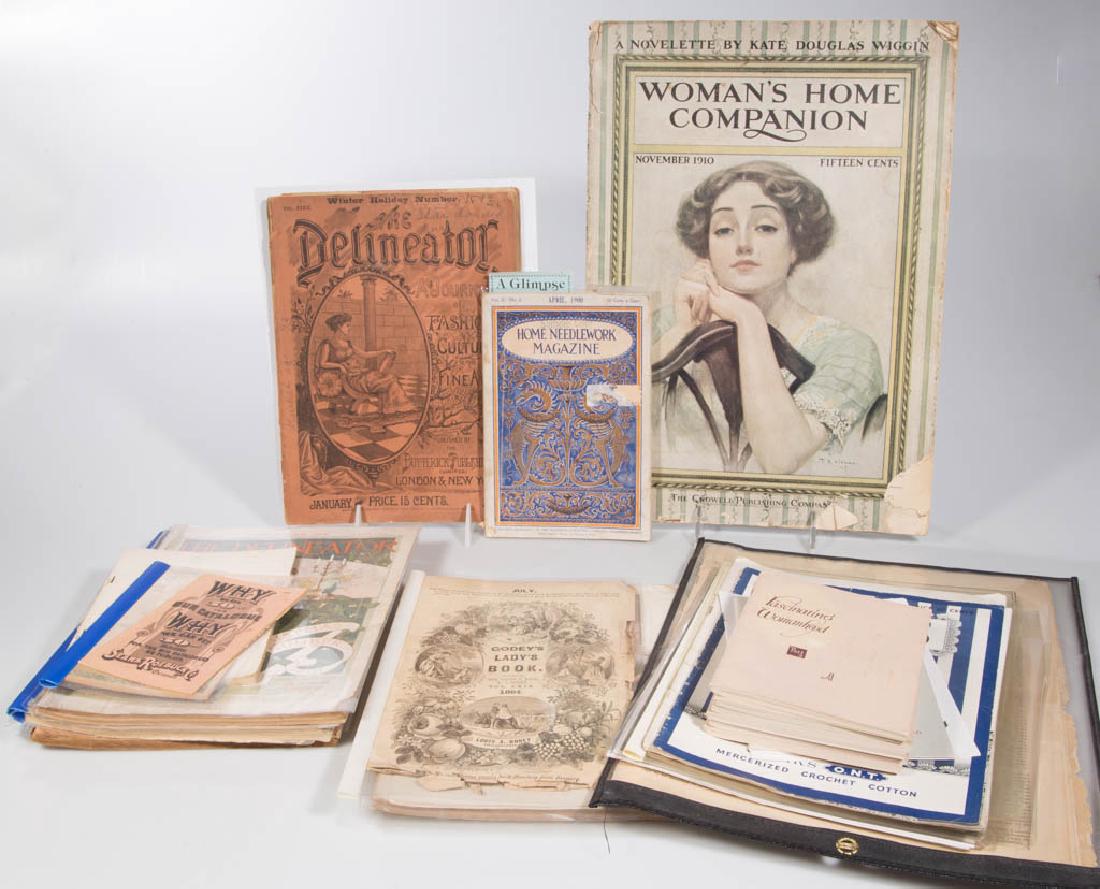 ASSORTED SEWING AND NEEDLEWORK RELATED PERIODICALS AND (1 of 1)