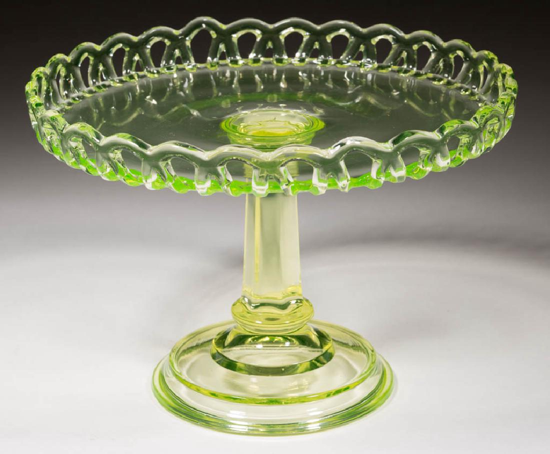 CO-OP'S CROCHETED EDGE / LACE EDGE SALVER / CAKE STAND (1 of 1)