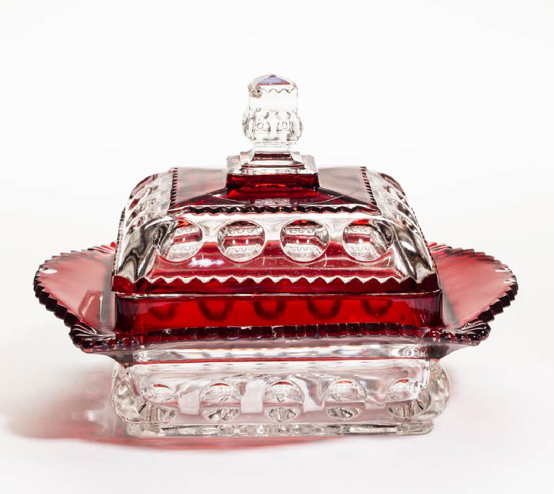 KING'S CROWN / EXCELSIOR (OMN) - RUBY-STAINED COVERED (1 of 2)