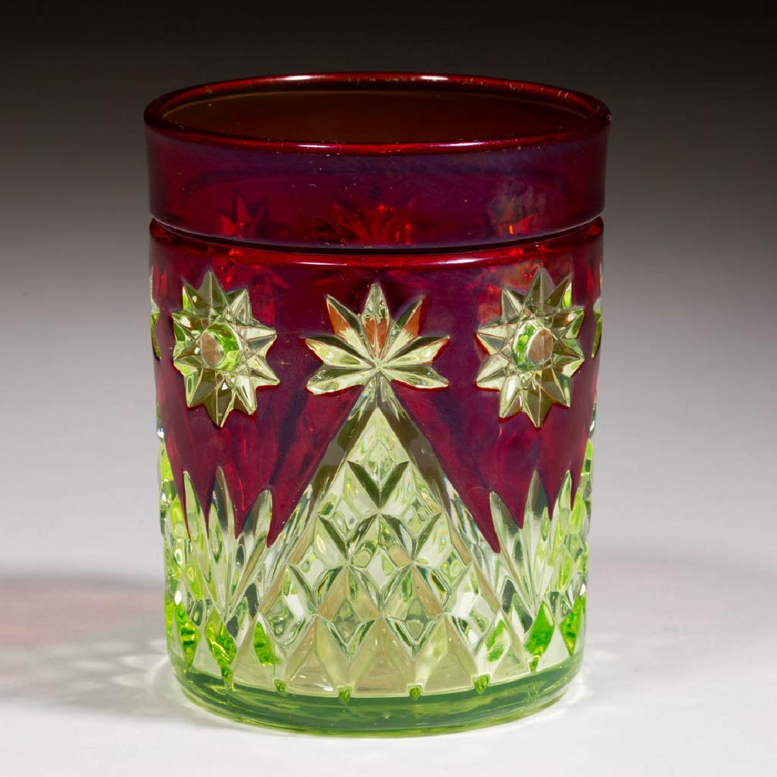 RIVERSIDE NO. 508 / NATIONAL STAR - RUBY-STAINED (1 of 1)