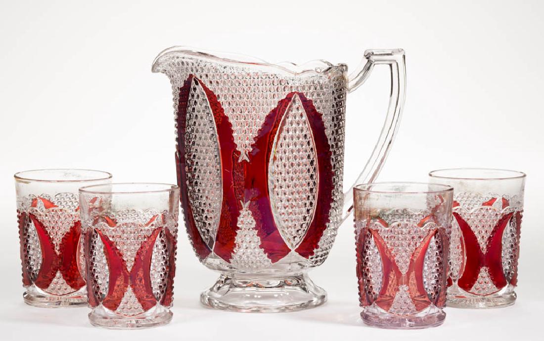 WESTMORELAND NO. 550 / HIGH HOB - RUBY-STAINED (1 of 1)