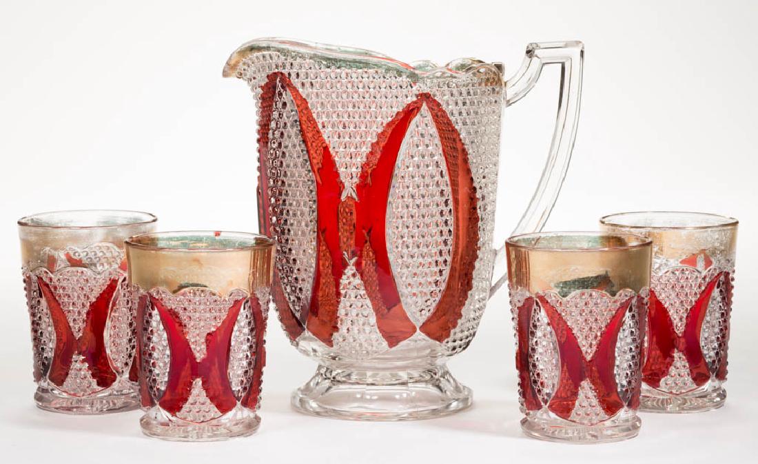 WESTMORELAND NO. 550 / HIGH HOB - RUBY-STAINED (1 of 1)