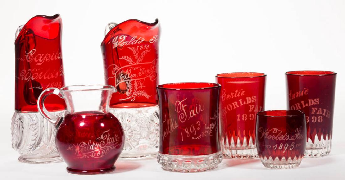 ASSORTED 1893 CHICAGO WORLD'S COLUMBIAN EXPOSITION / (1 of 1)